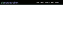 Tablet Screenshot of obconstruction.co.uk